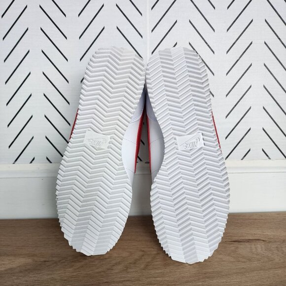 ❤️Nike Cortez Basic SL GS 5.5Y Big Kids Shoes Retro White Red Sneaker 904764-103 - Picture 6 of 12
